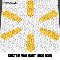 200x200 Custom Walmart Logo Icon Symbol Crochet Graphgan Blanket Pattern