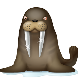 256x256 Walrus Icon Download Animal Icons Iconspedia