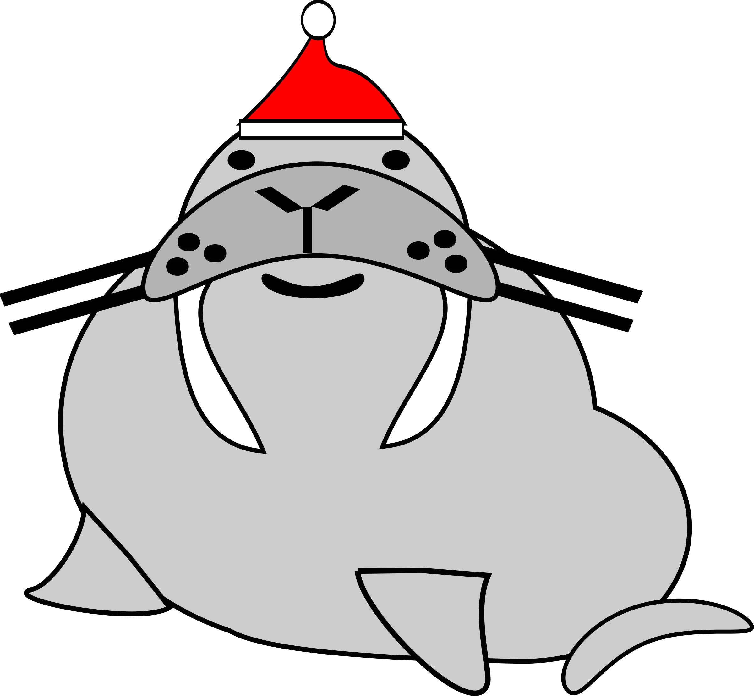 2400x2214 Walrus Icon Symbol