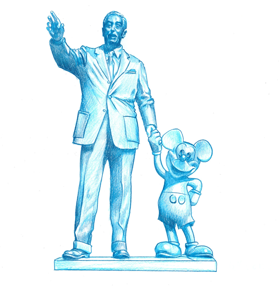 900x935 Park Icon Artist Sketch Collection To Debut New Walt Disney