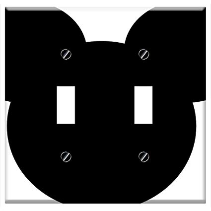 425x425 Switch Plate Double Toggle