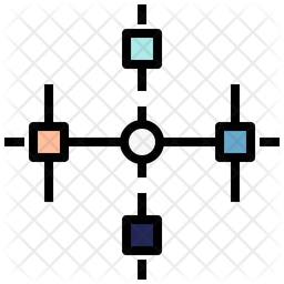 256x256 Wan Icon Of Colored Outline Style