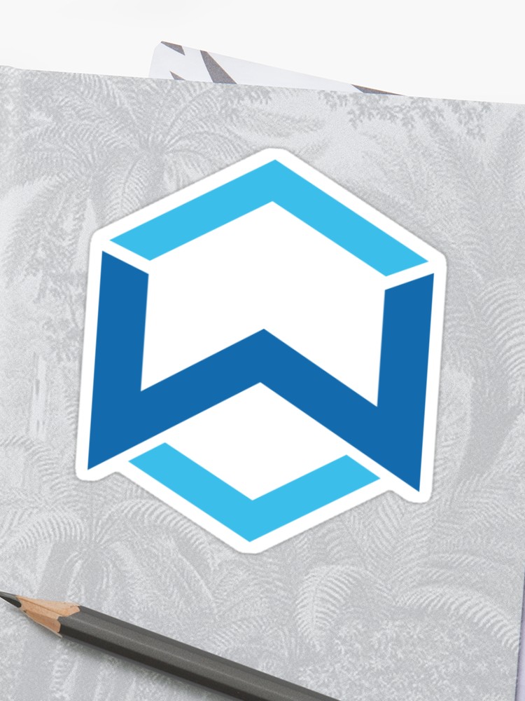 750x1000 Wanchain Wan Crypto Currency Icon Sticker