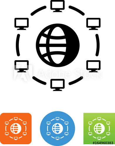 392x500 Computer Wan Network Icon