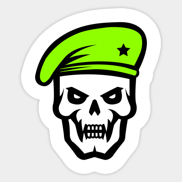 630x630 War Commander Skull Face Logo