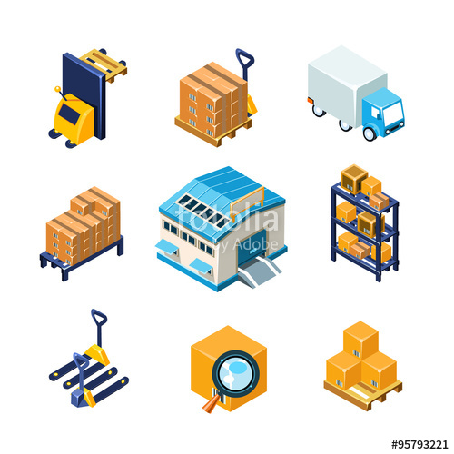 Warehouse 3d Icon at Vectorified.com | Collection of Warehouse 3d Icon ...