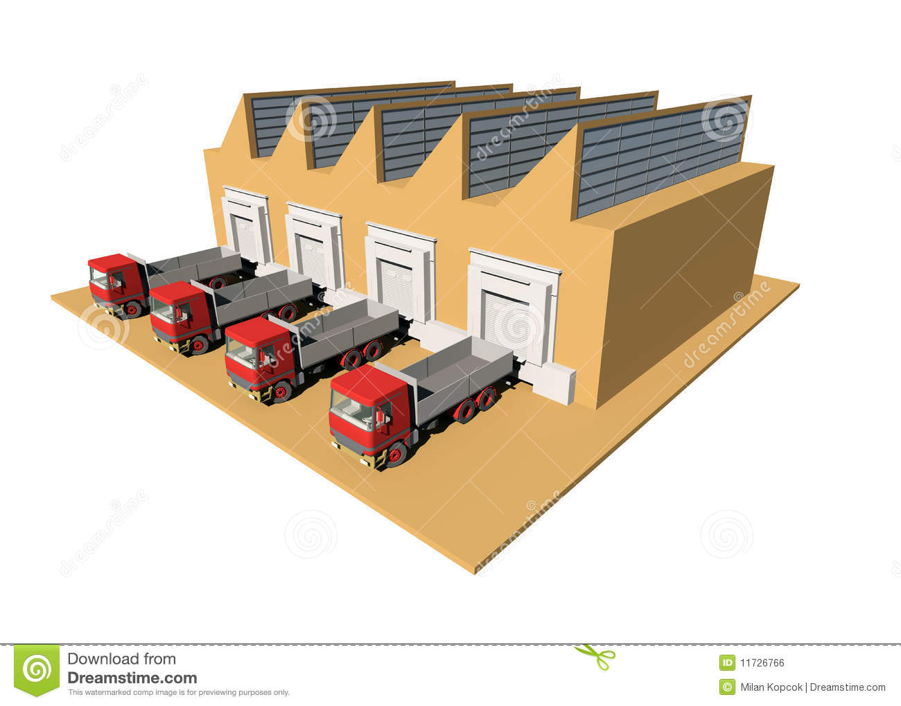 1300x1019 Warehouse Building Clipart