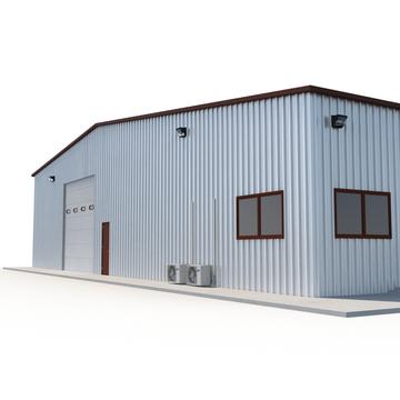 360x360 Warehouse Buildings Models Collection Model