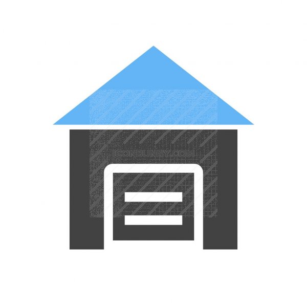 600x600 Warehouse Blue Black Icon