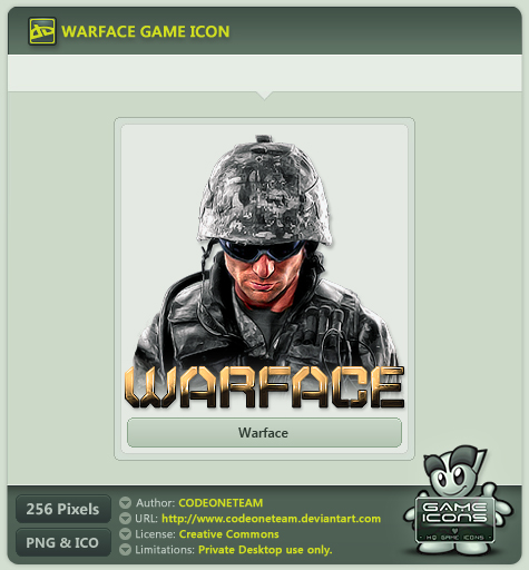 475x512 Warface Icon
