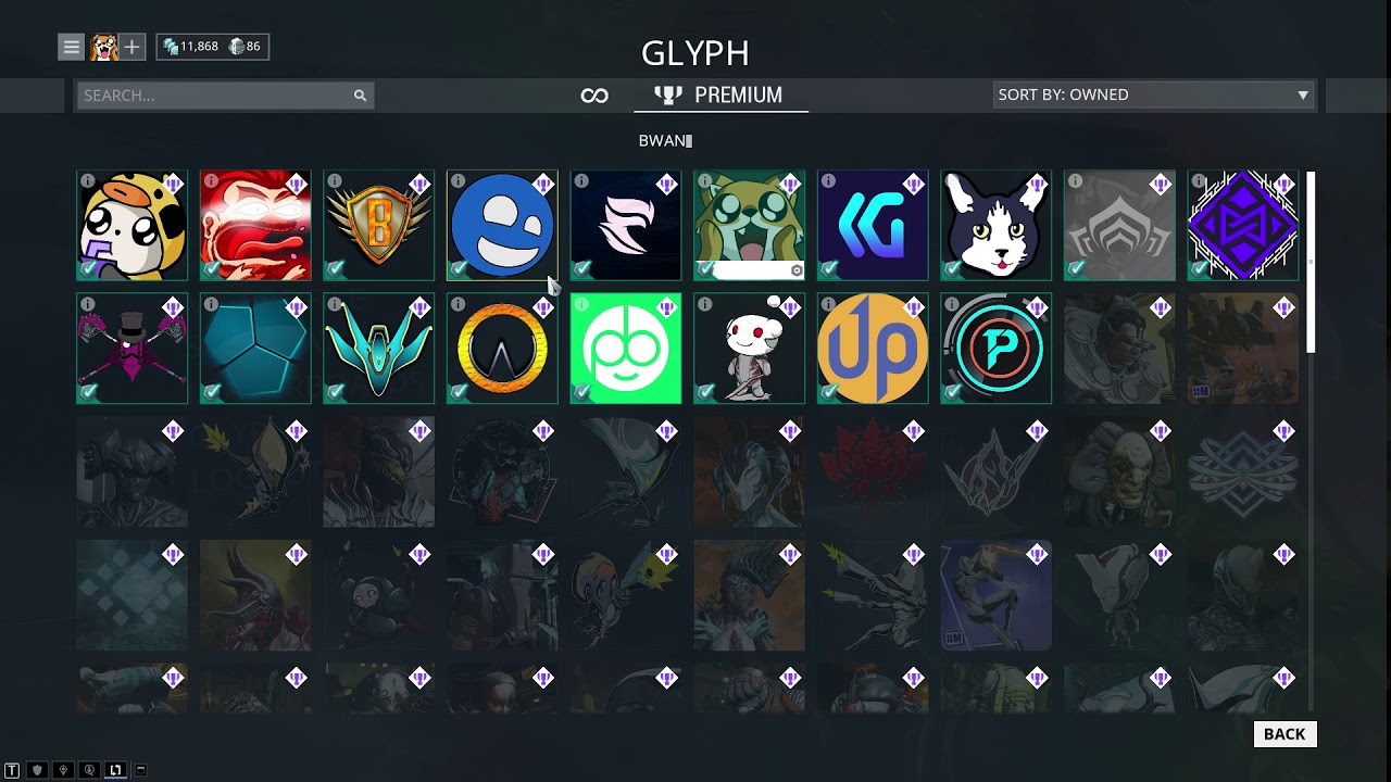 1280x720 Warframe How To Change Profile Logoglyph!!
