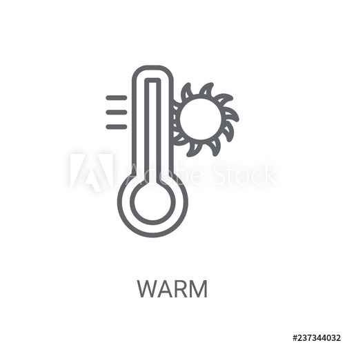 500x500 Warm Icon Trendy Warm Logo Concept On White Background