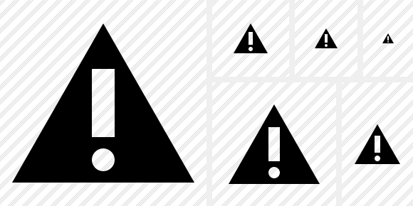 580x290 Warning Icon Symbol Black Professional Stock Icon And Free Sets