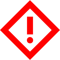 256x256 Red Warning Icon