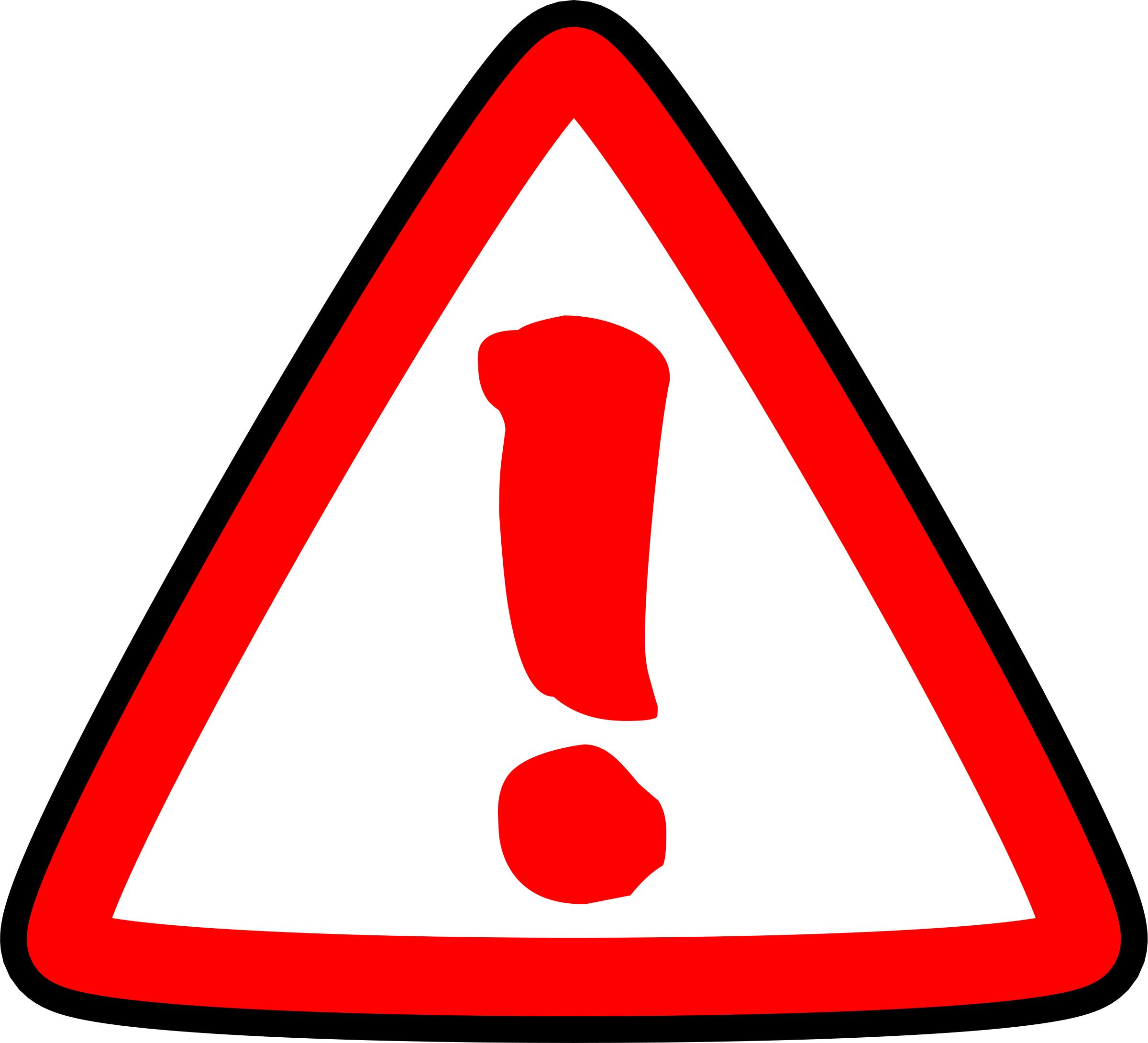 2400x2180 Warning Icons Png