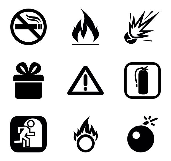 600x564 Warning Icons