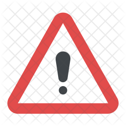 256x256 Warning Sign Icon Of Flat Style