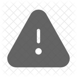 256x256 Warning Sign Icon Of Glyph Style