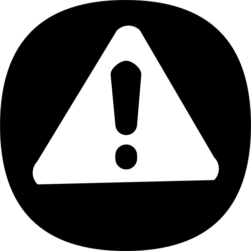 512x512 Warning Sign Icons Free Icon