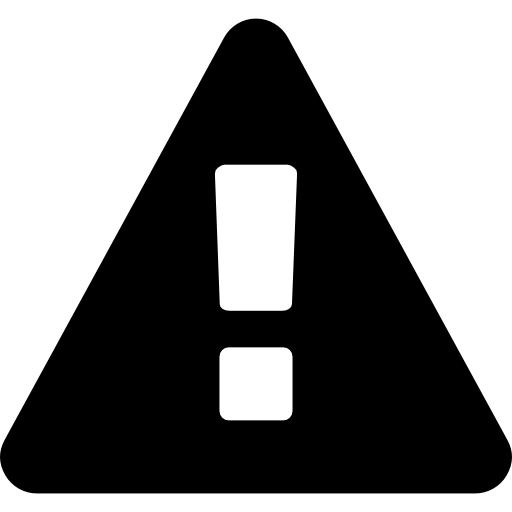 512x512 Warning Sign On A Triangular Background Icons Free Download