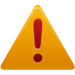 256x256 Triangular Warning Sign Icon Free Icons Download