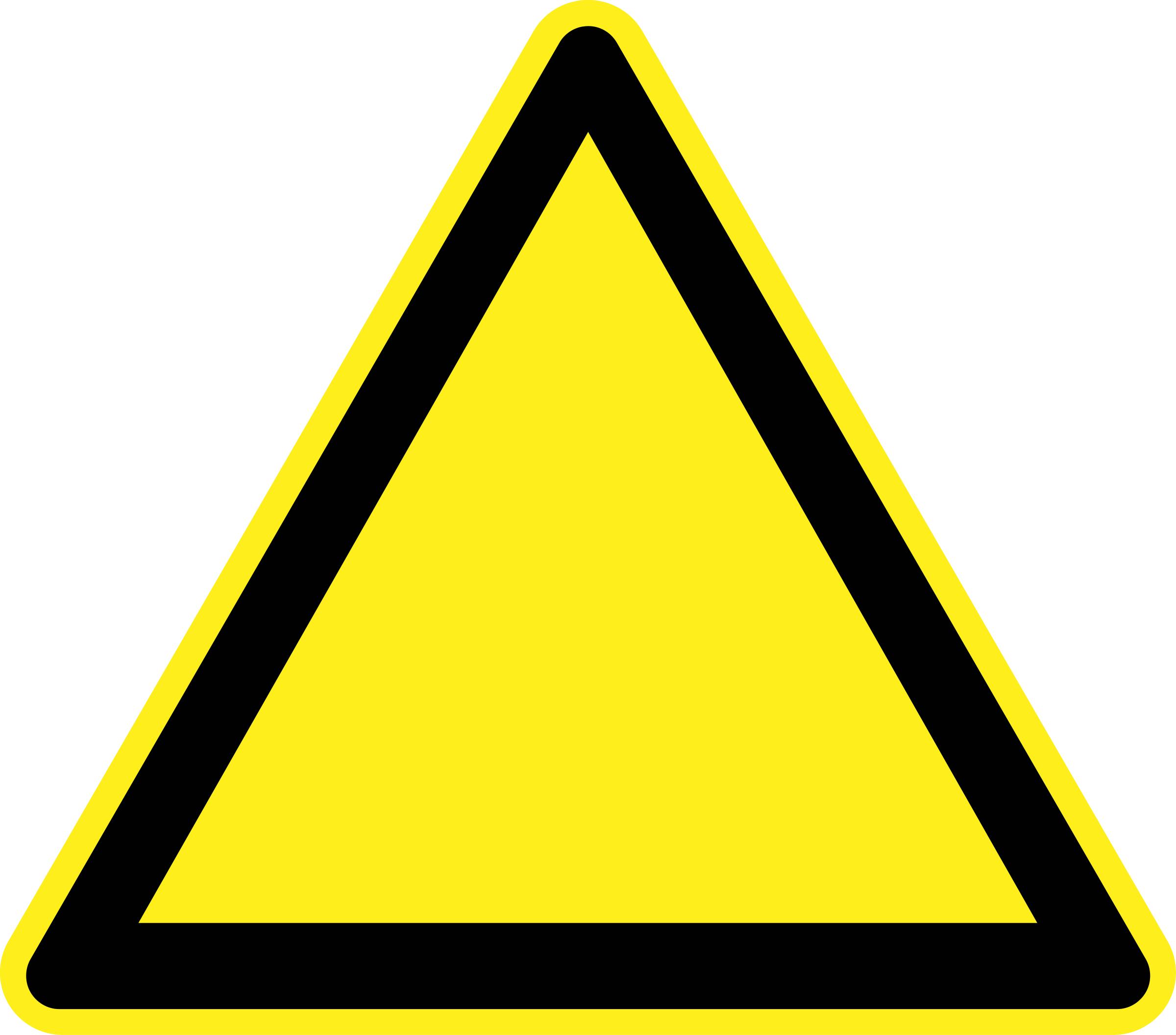 2400x2112 Blank Warning Sign Icons Png