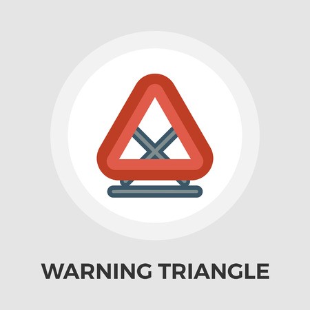 450x450 Warning Triangle Icon Vector Flat Icon Isolated On The White