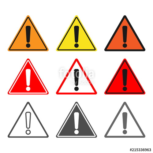 Warning Triangle Icon at Vectorified.com | Collection of Warning ...