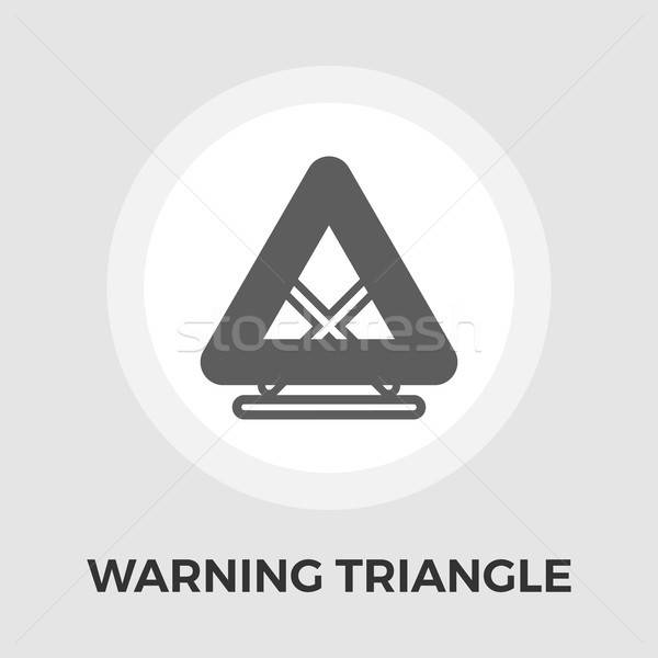 600x600 Warning Triangle Vector Flat Icon Vector Illustration Oleksii