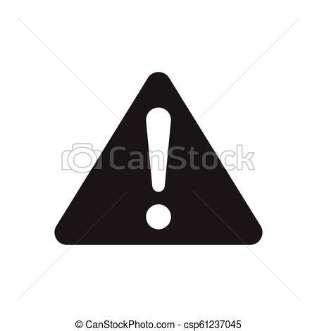 450x470 Warning Triangle Vector Icon Error, Alert, Problem, Failure Symbol