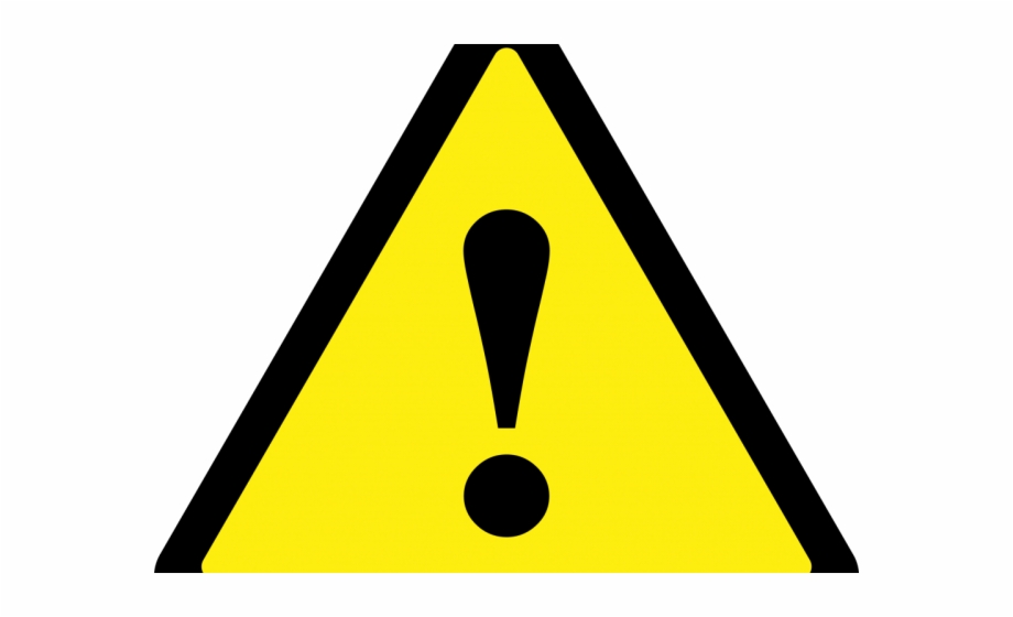 920x560 Caution Triangle Symbol