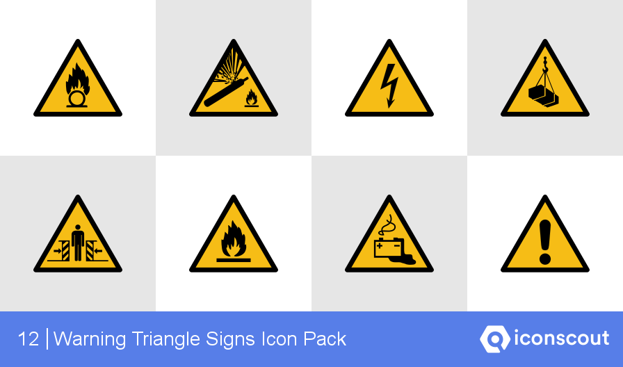 896x528 Download Warning Triangle Signs Icon Pack