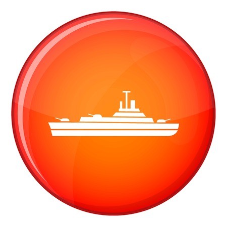 Warship Icon In Red Circle Isolated On White Background Vector 450x450 Warship Icon In Red Circle Isolated On White Background Vector