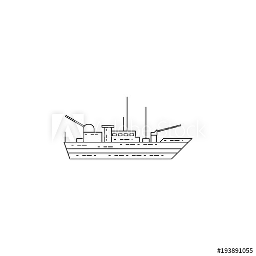 Warship Icon Element Of Military Icon For Mobile Concept And Web 500x500 Warship Icon Element Of Military Icon For Mobile Concept And Web