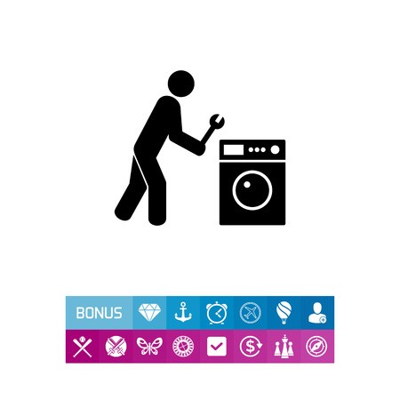 Repairing Clothes Washer Icon Royalty Free Vector Graphics 450x450 Repairing Clothes Washer Icon Royalty Free Vector Graphics