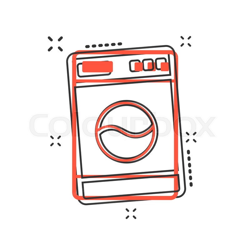 Vector Cartoon Washer Icon In Comic Stock Vector Colourbox 800x800 Vector Cartoon Washer Icon In Comic Stock Vector Colourbox