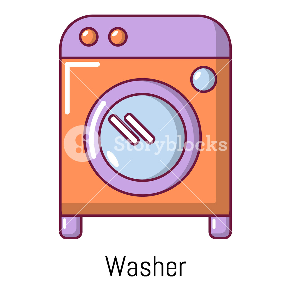 Washer Icon Cartoon Illustration Of Washer Vector Icon For Web 1000x1000 Washer Icon Cartoon Illustration Of Washer Vector Icon For Web