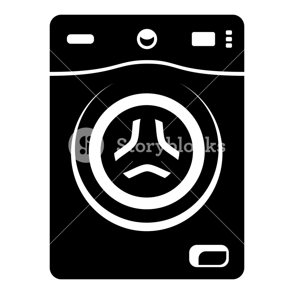 Washer Icon Simple Illustration Of Washer Vector Icon For Web 1000x1000 Washer Icon Simple Illustration Of Washer Vector Icon For Web