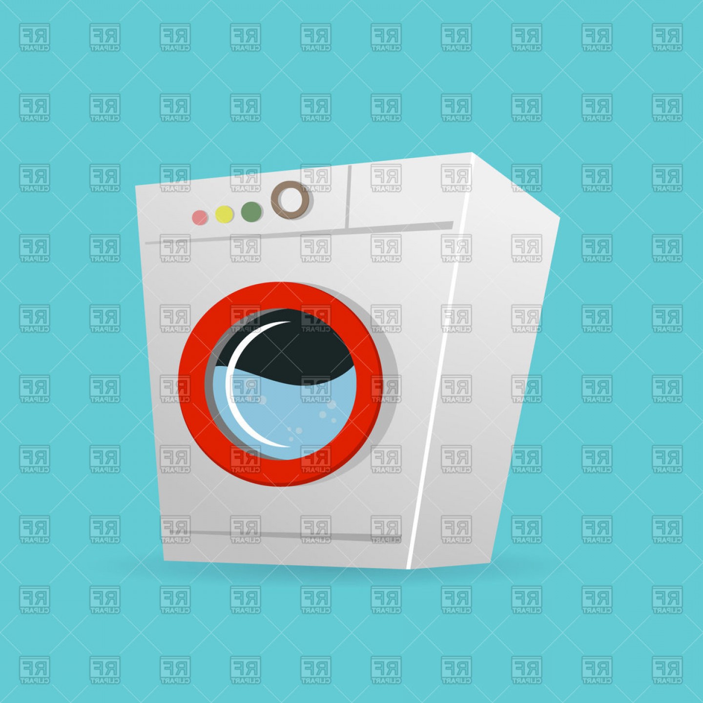 Cartoon Laundry Washer Icon Vector Clipart Soidergi 1440x1440 Cartoon Laundry Washer Icon Vector Clipart Soidergi