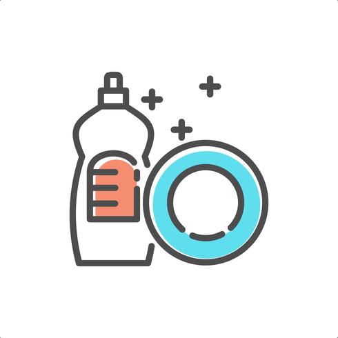Dish Washer Vector Icon 490x490 Dish Washer Vector Icon
