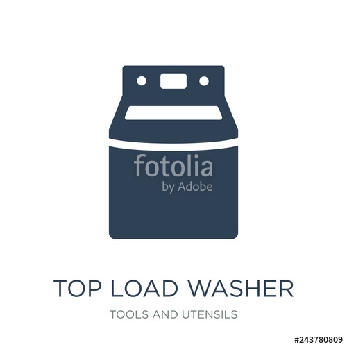 Top Load Washer Icon Vector On White Background, Top Load Washer 500x500 Top Load Washer Icon Vector On White Background, Top Load Washer