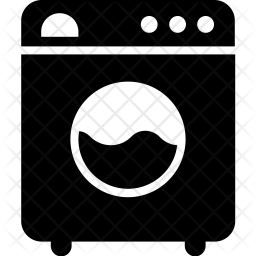 Cloth Washer Icon Of Glyph Style 256x256 Cloth Washer Icon Of Glyph Style