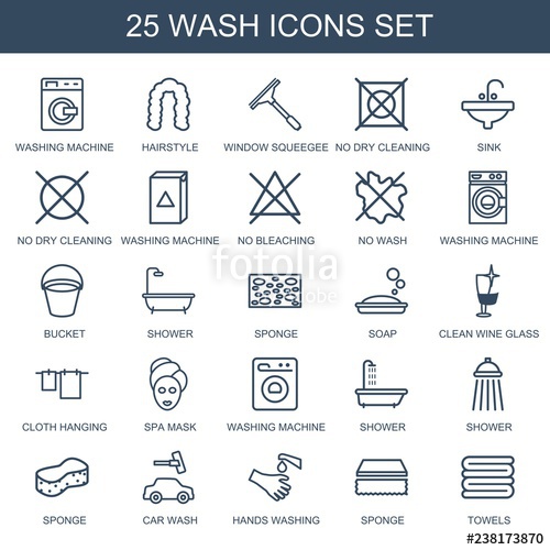 Washing Icon at Vectorified.com | Collection of Washing Icon free for ...