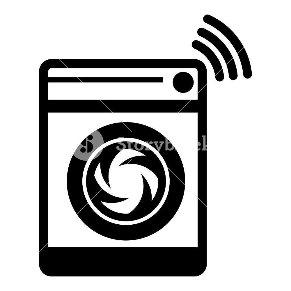 1000x1000 Washing Machine Icon Simple Illustration Of Washing Machine