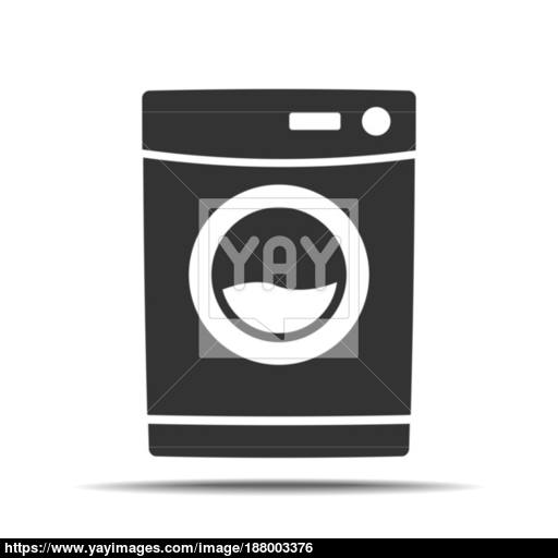 512x512 Washing Machine Icon Vector
