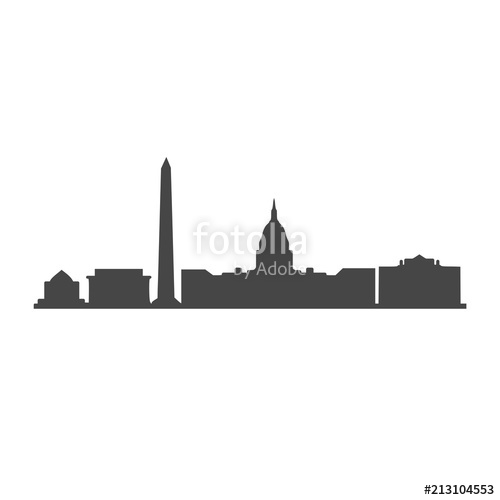 500x500 Banner Of Washington D C Washington Icon Stock Image