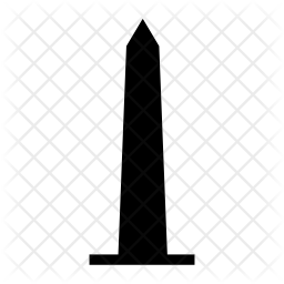 256x256 Washington Icon Of Glyph Style