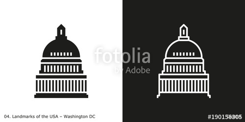 500x250 United States Capitol Icon