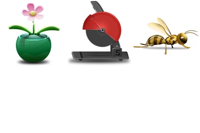 390x260 Wasp Icon Flower Iconset