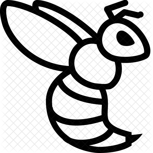 512x512 Wasp Icon Of Line Style